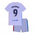 Camisola FC Barcelona Memphis Depay 9 Criança Equipamento Segundo 2021-2022 Manga Curta